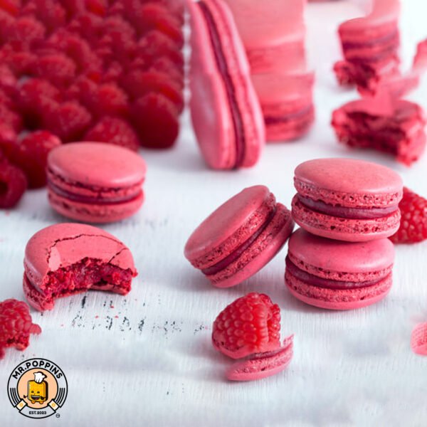 Raspberry Macaroons